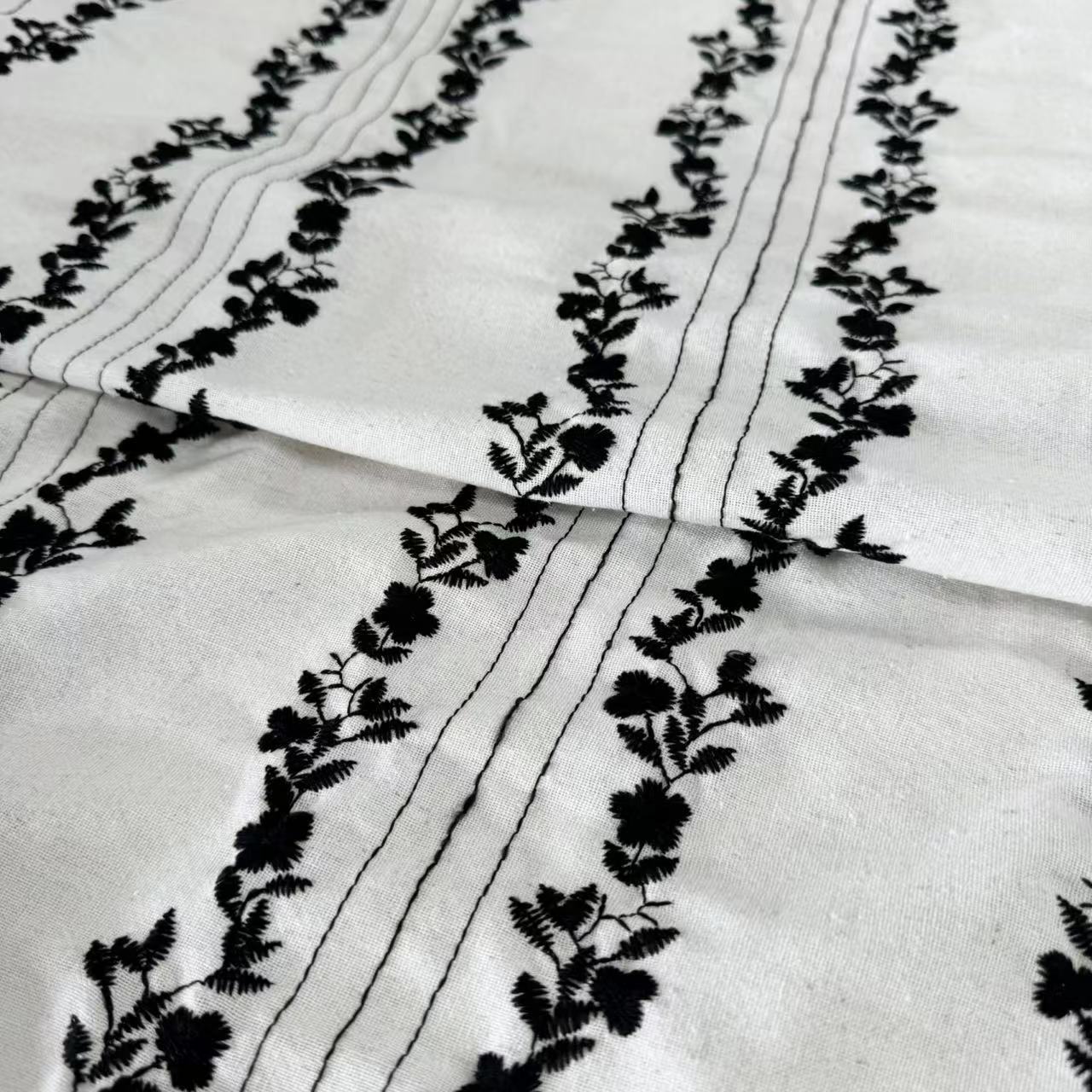 HD-335 Plain Embroidery Fabric Wholesale