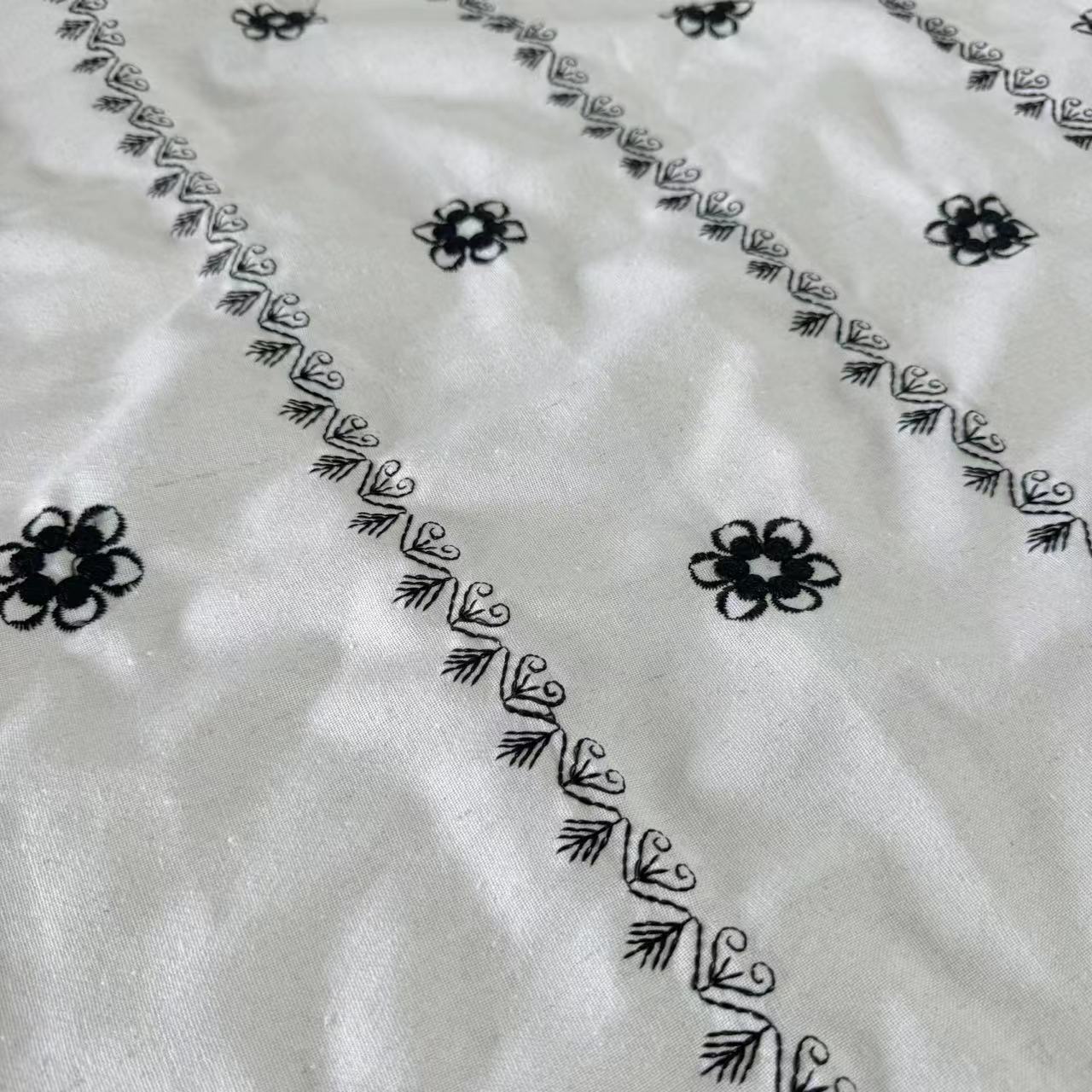 HD-334 Plain Embroidery Fabric Wholesale