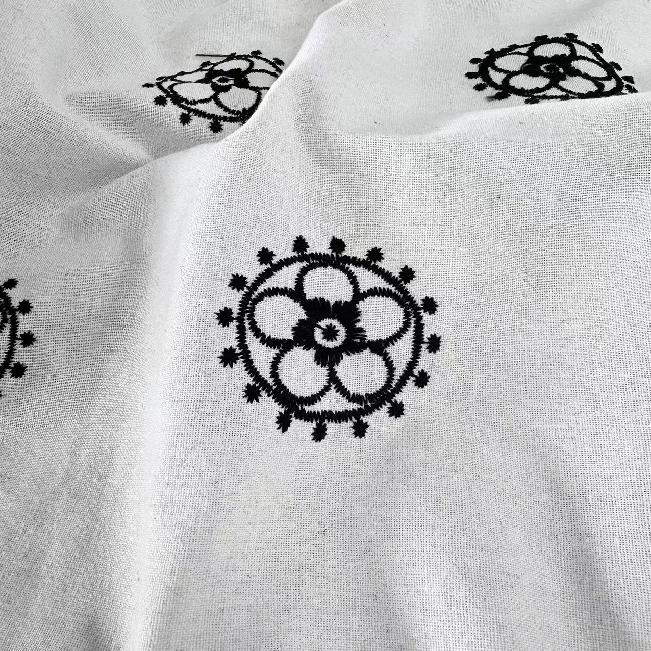 HD-332 Plain Embroidery Fabric Wholesale