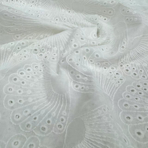 HDX-24069 Eyelet Embroidery Cotton fabric