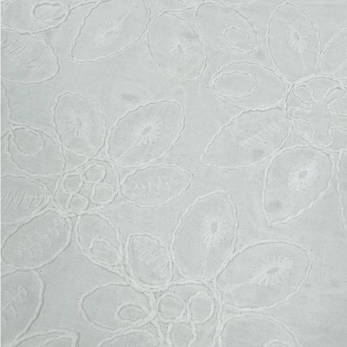 HDX-24040 Rope Embroidery Carded Cotton Fabric Wholesale