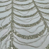 XRD-24107 Tulle with Machine Beads Embroidery Fabric