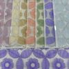 23-4491A Tulle Ground with Machine Beads Flower Embroidery Fabric