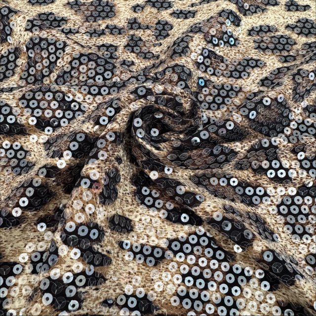SNP-2416 9 High Quality Spangle Embroidery Fabric Online Manufacturer 2025