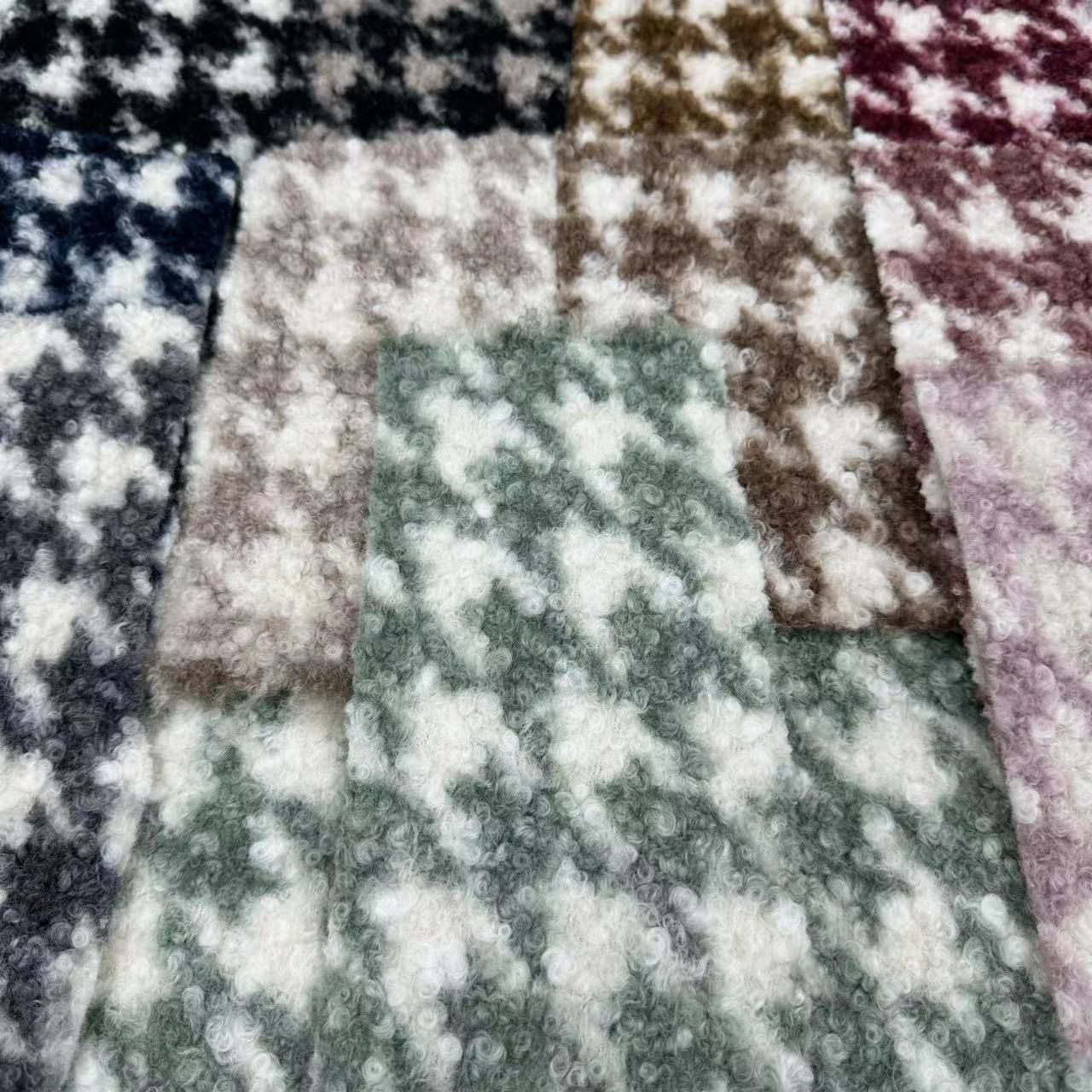 FZ-24068 Printed 100% Poly High Quality Knitted Fleece Fabric