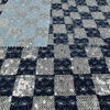 DEN-026 Machine Sequins Embroidery Denim Fabric