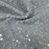 DEN-024 Machine Sequins Embroidery Denim Fabric