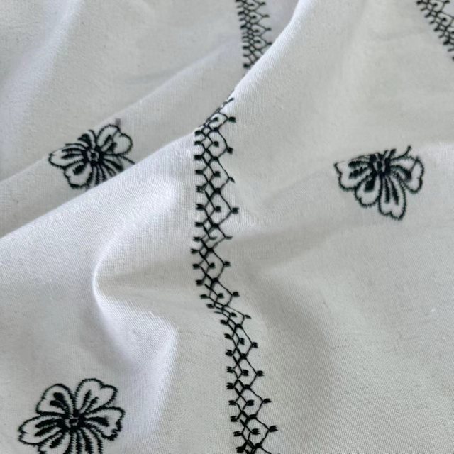 HD-337 Plain Embroidery Fabric Wholesale