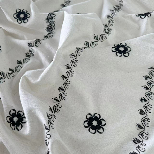 HD-334 Plain Embroidery Fabric Wholesale