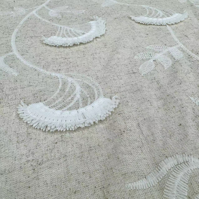 HD-207 Embroidery Linen/Viscose fabric