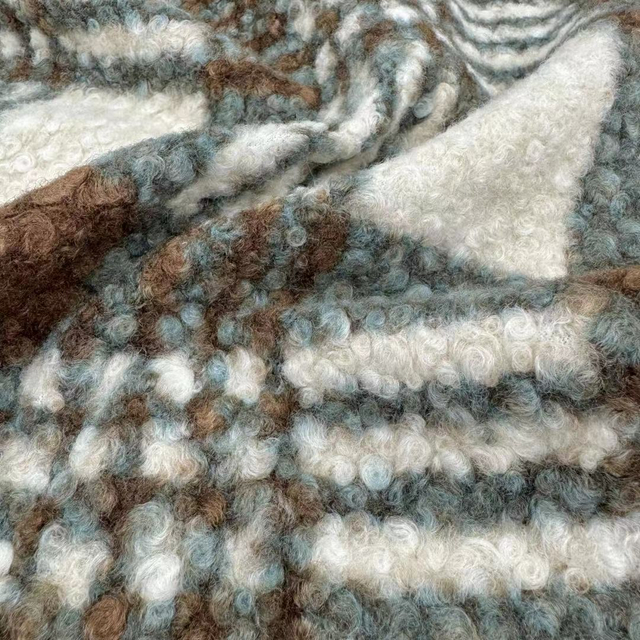 FZ-24057 Printed 100% Poly High Quality Knitted Fleece Fabric