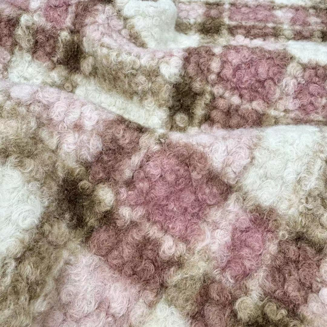 FZ-24054 Printed 100% Poly High Quality Knitted Fleece Fabric