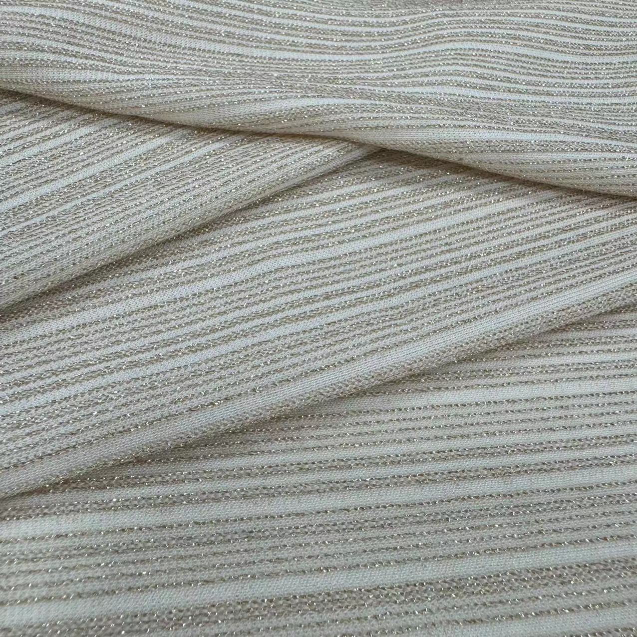 FZ-24017 Knitted with Lurex Fabric Wholesale