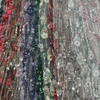 XRD-24109 Tulle with Machine Beads Embroidery Fabric