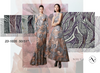 23-1835 Tulle with Machine Beads Embroidery Fabric