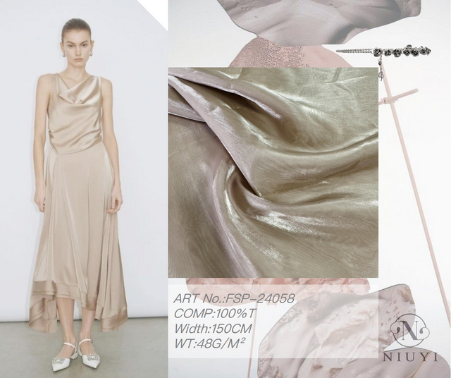 FSP-24058 Dyed Poly Woven Fabric Wholesale