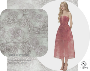 SNG-24045 Wholesale High Quality Embroidery Fabric 2025