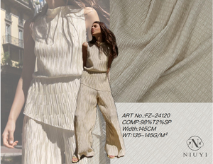 FZ-24120 High Quality Knitted Wrinkle Fabric online supplier