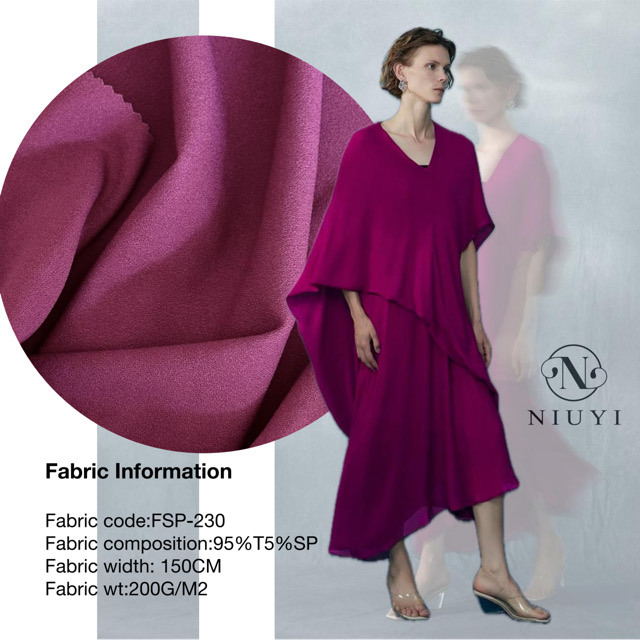 FSP-230 Spandex / Polyester Suede Fabric Scuba Suede Fabric Faux Leather Brushed Bonded Knitted Fabric for Jackets