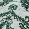 XRD-24180 Tulle with Machine Beads Embroidery Fabric