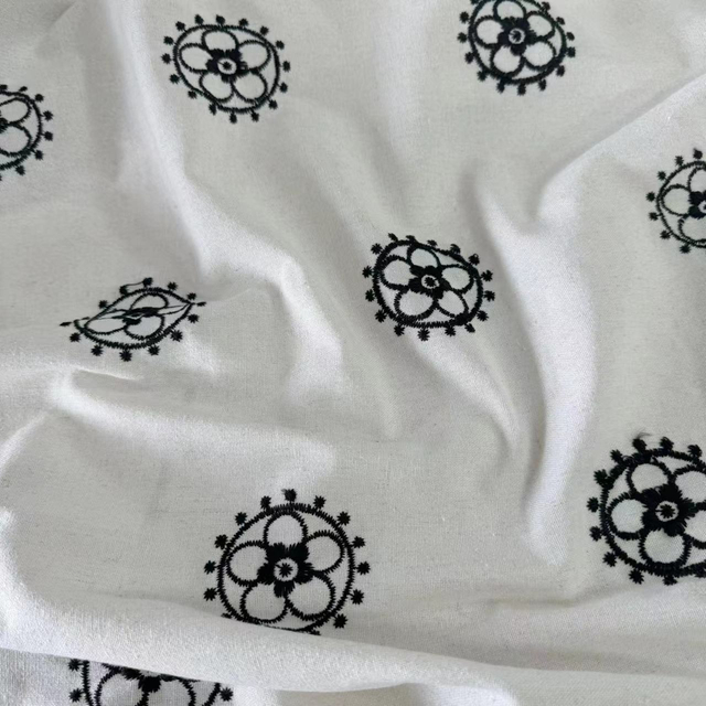 HD-332 Plain Embroidery Fabric Wholesale