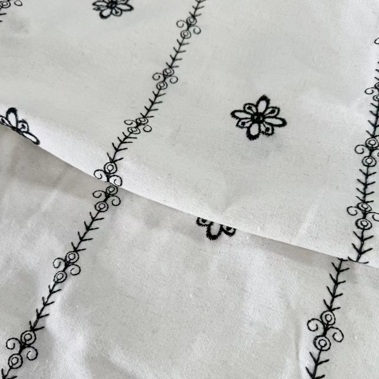 HD-338 Plain Embroidery Fabric Wholesale