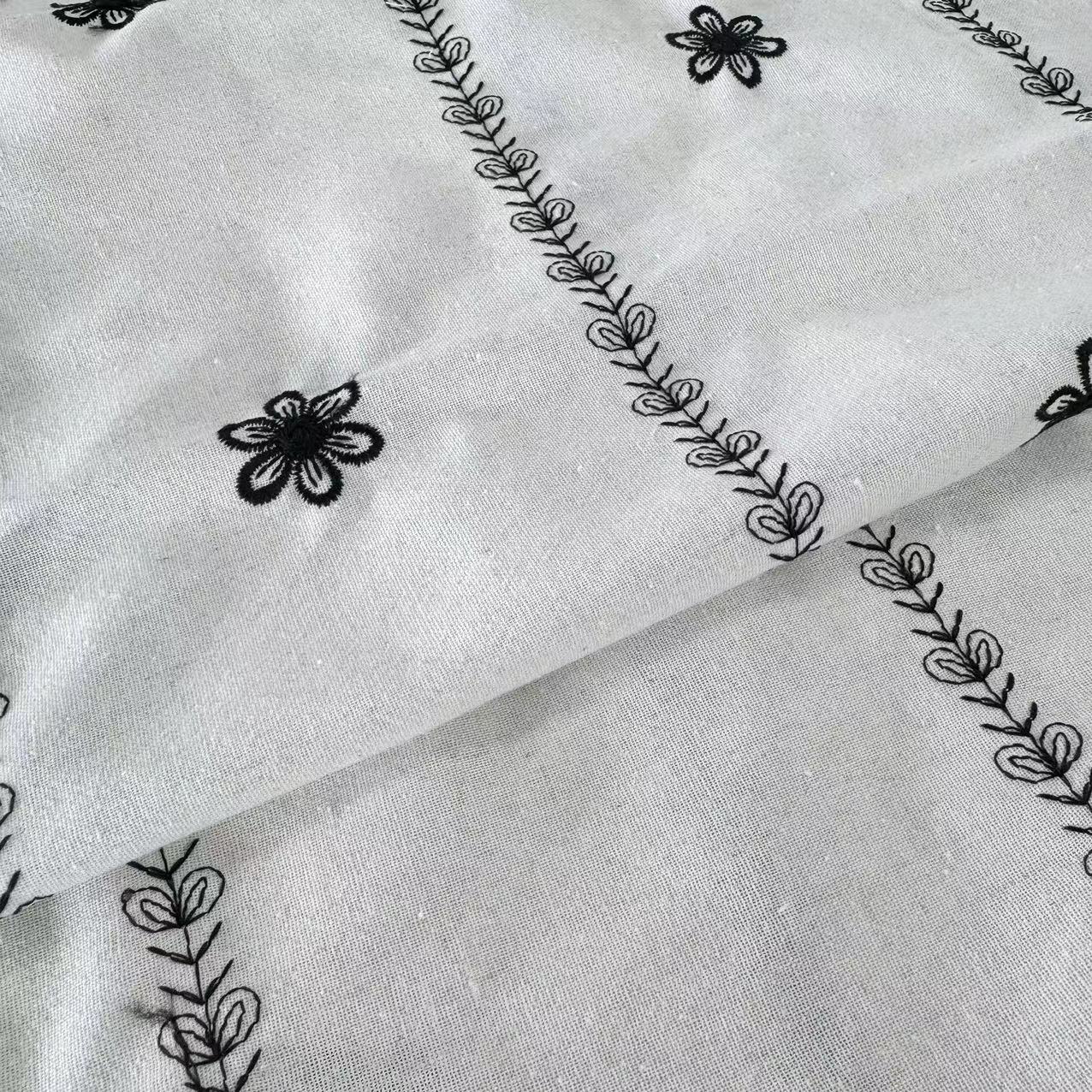 HD-336 Plain Embroidery Fabric Wholesale