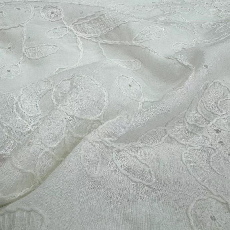 LCD-027 Rope Embroidery Cotton fabric