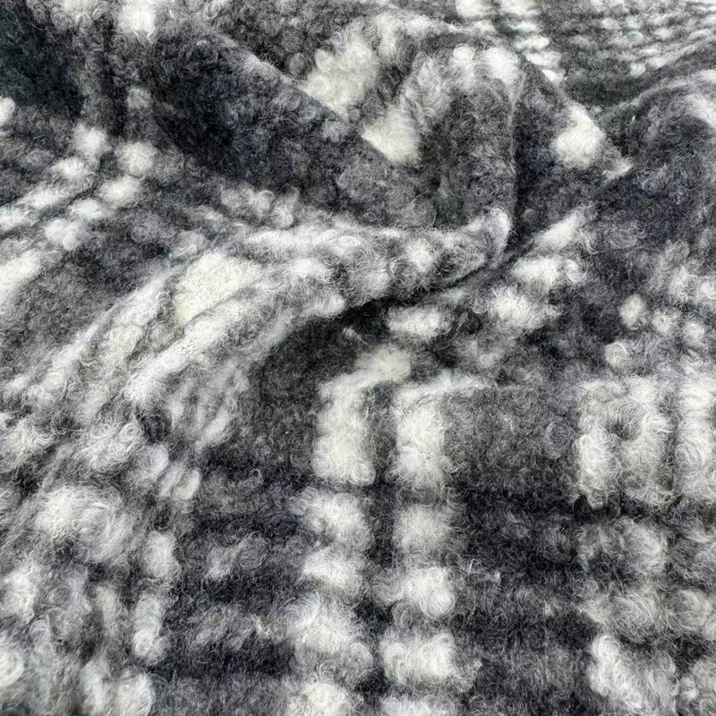 FZ-24058 Printed 100% Poly High Quality Knitted Fleece Fabric