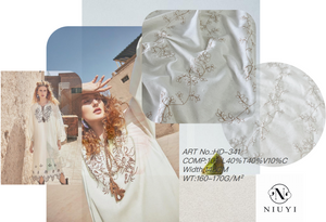HD-341 Plain Embroidery Fabric Wholesale