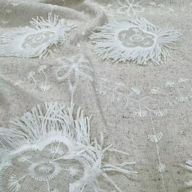 HDX-24011 3D Embroidery Fabric Wholesale
