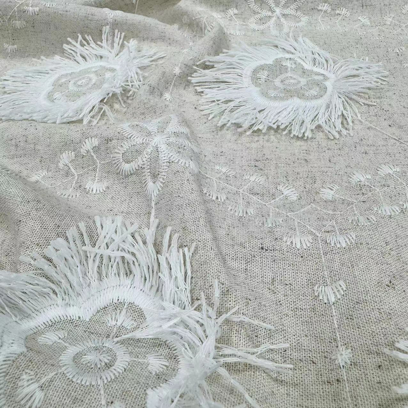 HDX-24011 3D Embroidery Fabric Wholesale