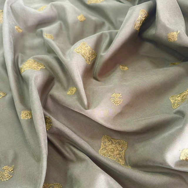 HD-071D Plain Embroidery Jacket Fabric Wholesale