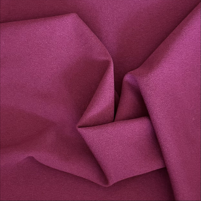 FSP-230 Spandex / Polyester Suede Fabric Scuba Suede Fabric Faux Leather Brushed Bonded Knitted Fabric for Jackets